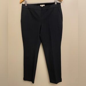 Eileen Fisher Organic Cotton Minimalist Neutral Black Dress Pants Size Small